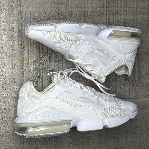 Nike Air Max Infinity 2 White Photon Dust Athletic Running Shoes Women Size 9.5 - Picture 5 of 7